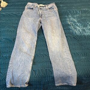 Abercrombie 90s straight ultra high rise denim